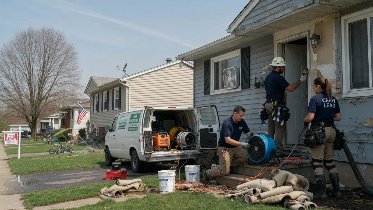 Flood Cleanup in Burlington, WV near me