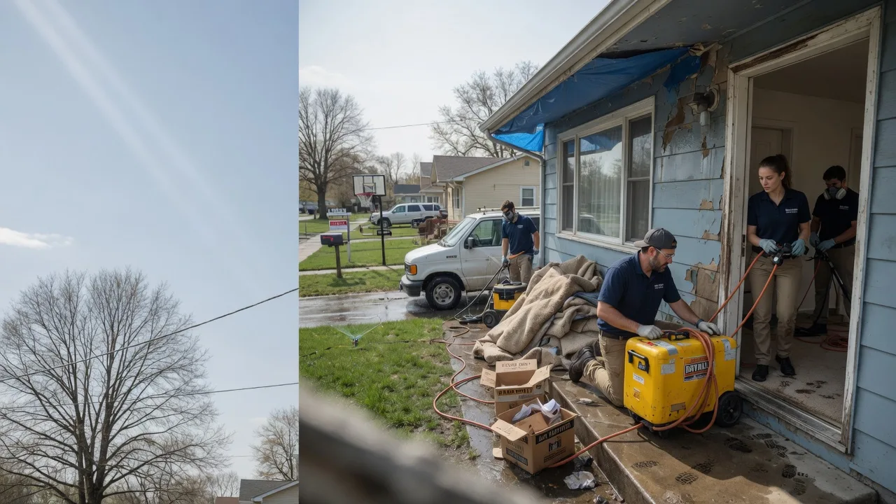 Basement Flood Cleanup in Burlington, WV near me